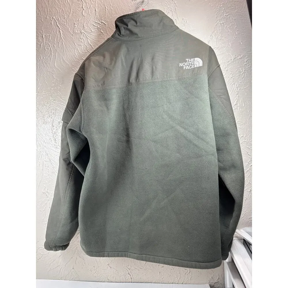 The North Face Salinas Thick Heavyweight Fleece Jacket Green Mens Denali Size XL